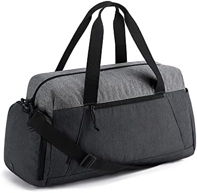 Bolsas de gimnasio BAGSMART para hombres mujeres, bolso de viaje plegable, bolso de fin de semana ligero con compartimento de zapatos,