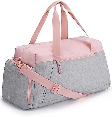 Bolsas de gimnasio BAGSMART para hombres mujeres, bolso de viaje plegable, bolso de fin de semana ligero con compartimento de zapatos,