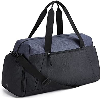 Bolsas de gimnasio BAGSMART para hombres mujeres, bolso de viaje plegable, bolso de fin de semana ligero con compartimento de zapatos,