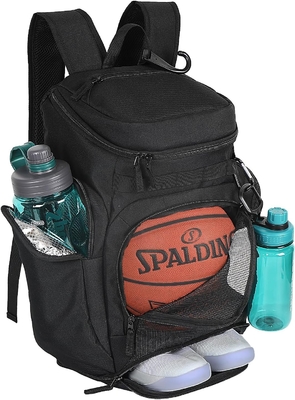 BASKETBALL BACKPACK BOLSA DE ESPORTO GRANDE, BOLSA DE GYM con compartimento de pelota y compartimento de calzado para almacenar calzado deportivo agua