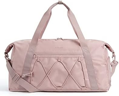 Bolso de gimnasia BAGSMART con compartimento para zapatos y bolsillo mojado, bolso de viaje de deportes ligero, C TO STORE SHOES DE SPORTS AGUA