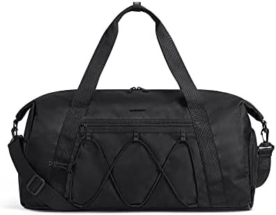 Bolso de gimnasia BAGSMART con compartimento para zapatos y bolsillo mojado, bolso de viaje de deportes ligero, C TO STORE SHOES DE SPORTS AGUA