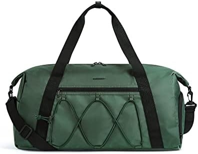 Bolso de gimnasia BAGSMART con compartimento para zapatos y bolsillo mojado, bolso de viaje de deportes ligero, C TO STORE SHOES DE SPORTS AGUA