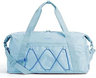 Bolso de gimnasia BAGSMART con compartimento para zapatos y bolsillo mojado, bolso de viaje de deportes ligero, C TO STORE SHOES DE SPORTS AGUA