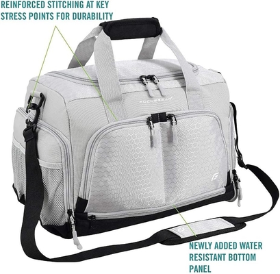 El bolso de bolso diseñado por una multitud de personas con 10 compartimentos óptimos incluyendo zapatos resistentes al agua
