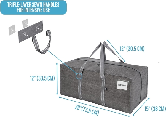 VENO 4 Embalaje Bolsas de traslado Bolsas de plástico de almacenamiento Bolsas de ropa Organización Gran tapa W / cremallera Cajas de embalaje / contenedores Alternativo.