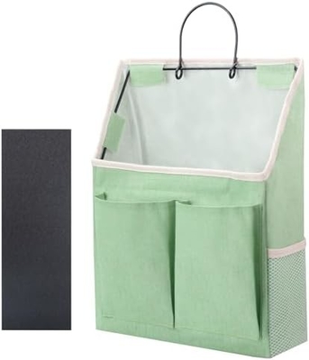 2 paquetes de equipaje de la pared organizador de la cesta con bolsillos para el baño el dormitorio la cocina el dormitorio los elementos esenciales para el almacenaje de la caravana y