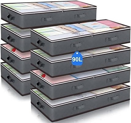 Contenedores de almacenamiento bajo cama, organizadores de armarios y contenedores de almacenamiento, bolsas plegables para almacenamiento bajo cama