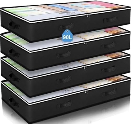 Contenedores de almacenamiento bajo cama, organizadores de armarios y contenedores de almacenamiento, bolsas plegables para almacenamiento bajo cama