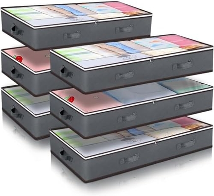 Contenedores de almacenamiento bajo cama, organizadores de armarios y contenedores de almacenamiento, bolsas plegables para almacenamiento bajo cama