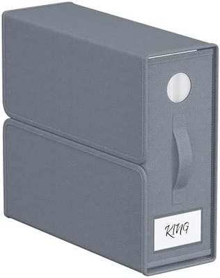 Organizadores y almacenamiento de sábanas, 4-pack, tamaño queen/king (gris), organizador de sábanas, contenedores de almacenamiento de tela para sábanas,