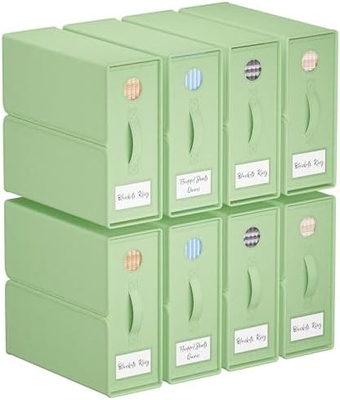 Organizadores y almacenamiento de sábanas, 4-pack, tamaño queen/king (gris), organizador de sábanas, contenedores de almacenamiento de tela para sábanas,