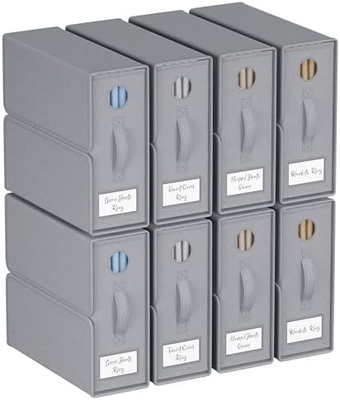 Organizadores y almacenamiento de sábanas, 4-pack, tamaño queen/king (gris), organizador de sábanas, contenedores de almacenamiento de tela para sábanas,