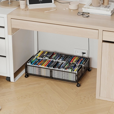 Almacenamiento bajo la cama con ruedas debajo de la cama Contenedores de almacenamiento de metal grande plegable para ahorrar espacio debajo de la cama