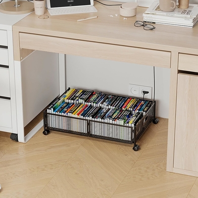 Almacenamiento bajo la cama con ruedas debajo de la cama Contenedores de almacenamiento de metal grande plegable para ahorrar espacio debajo de la cama