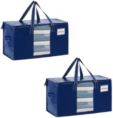 VENO 6 Pack bolsas de mudanza, mantel y mantas bolsas de almacenamiento para el armario, cajas de mudanza, cajas con tapas alternativa,