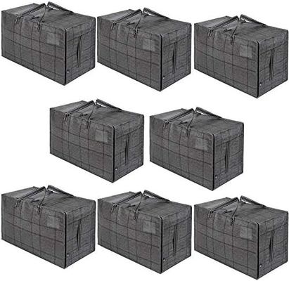 VENO 8 Bolsas de mudanza, suministros de mudanza, cajas de mudanza, cajas de almacenamiento de embalaje universitario con tapas alternativas, de uso pesado