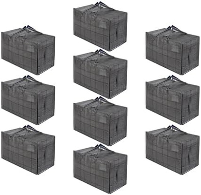VENO 8 Bolsas de mudanza, suministros de mudanza, cajas de mudanza, cajas de almacenamiento de embalaje universitario con tapas alternativas, de uso pesado