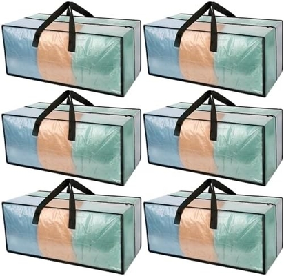 Bolsas de mudanza, bolsas de almacenaje, bolsas de almacenaje extra grandes para transportar suministros, artículos esenciales para el dormitorio universitario, armario del dormitorio,