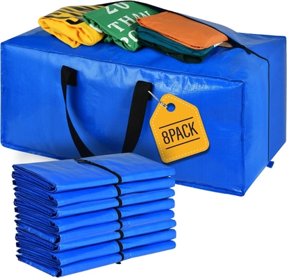 Bolsas de mudanza, bolsas de almacenaje, bolsas de almacenaje extra grandes para transportar suministros, artículos esenciales para el dormitorio universitario, armario del dormitorio,