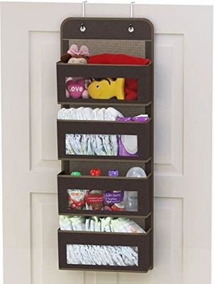 2 paquetes de bolsas colgantes de la pared organizador de la cesta con bolsillos para el baño dormitorio cocina dormitorio artículos esenciales Rv Almacenamiento y O