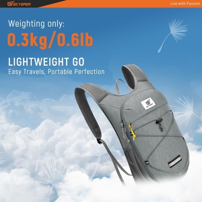 Mochila plegable para senderismo SKYSPER - 10L Mochila de día ligera y pequeña Mochila de viaje transpirable para hombres Mujeres