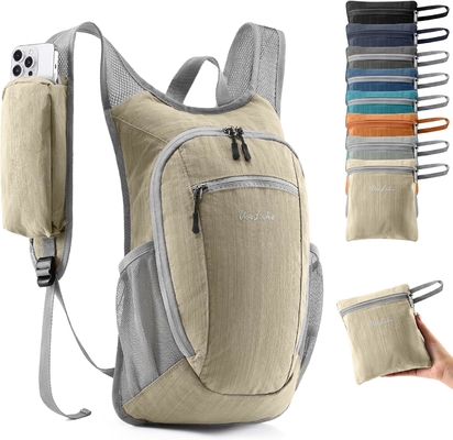 Mochila de caminata de 10L para viajes Mochila de día ligera Mochila empacada para mujeres Hombres