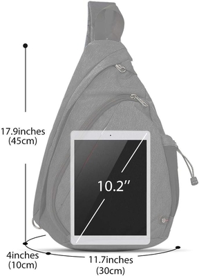 OutdoorMaster Sling Bag, Mochila de día para senderismo, Crossbody Shoulder Chest Mochila de viaje urbana para mujeres y hombres