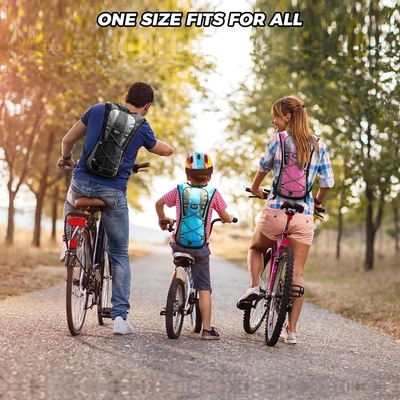 Mochila de hidratación Mochila de hidratación Mochila de agua con 2L (70 onzas) vejiga de hidratación para hombres Mujeres Niños para correr