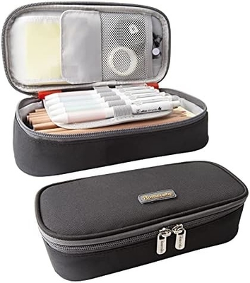 Cubo de lápiz Casilla de lápiz Capaz Cadera de lápiz Caja de maquillaje Bolso de tela de Oxford Bolso de gran almacenamiento Papelería