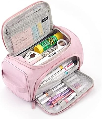 HVOMO CASE de lápiz de gran capacidad de gran almacenamiento bolso marcador de bolígrafo de viaje simple bolso de papelería escuela universidad
