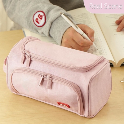 HVOMO CASE de lápiz de gran capacidad de gran almacenamiento bolso marcador de bolígrafo de viaje simple bolso de papelería escuela universidad