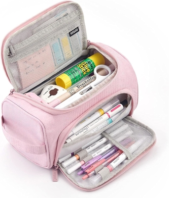 HVOMO CASE de lápiz de gran capacidad de gran almacenamiento bolso marcador de bolígrafo de viaje simple bolso de papelería escuela universidad