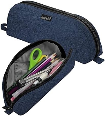 Gloppie Cute Casilla de lápiz Kawaii Bolso de lápiz Casilla de lápiz pequeño bolsas de lápiz sencillo con bolso de cremallera Casilla de lápiz de autobús