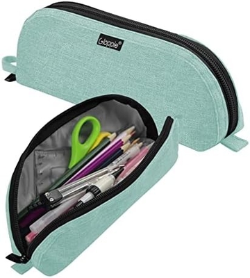 Gloppie Cute Casilla de lápiz Kawaii Bolso de lápiz Casilla de lápiz pequeño bolsas de lápiz sencillo con bolso de cremallera Casilla de lápiz de autobús