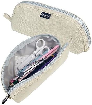 Gloppie Cute Casilla de lápiz Kawaii Bolso de lápiz Casilla de lápiz pequeño bolsas de lápiz sencillo con bolso de cremallera Casilla de lápiz de autobús