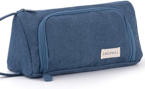 EASTHILL Casco de lápiz de gran capacidad Bolso de bolígrafo de bolígrafo de bolígrafo de bolígrafo de bolígrafo de bolígrafo simple Escuela organizador de oficina de la universidad para adolescentes