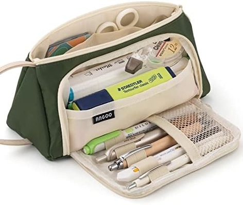 EASTHILL Casco de lápiz de gran capacidad Bolso de bolígrafo de bolígrafo de bolígrafo de bolígrafo de bolígrafo de bolígrafo simple Escuela organizador de oficina de la universidad para adolescentes