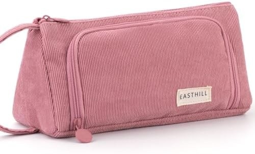 EASTHILL Casco de lápiz de gran capacidad Bolso de bolígrafo de bolígrafo de bolígrafo de bolígrafo de bolígrafo de bolígrafo simple Escuela organizador de oficina de la universidad para adolescentes