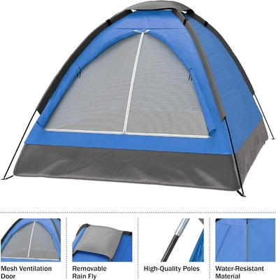 Tenda de cúpula para 2 personas ️ refugio fácil de configurar con mosca de lluvia y bolsa de transporte para acampar, playa, mochilería, senderismo,