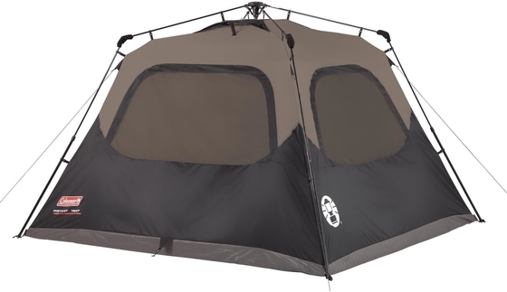 Tienda de campamento Coleman con instalación instantánea, 4/6/8/10 persona Tienda a prueba de intemperie con tecnología WeatherTec, doble espesor