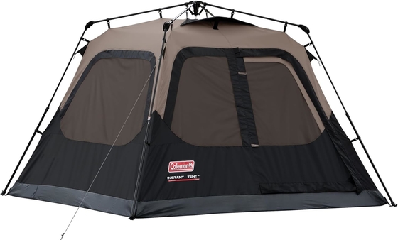 Tienda de campamento Coleman con instalación instantánea, 4/6/8/10 persona Tienda a prueba de intemperie con tecnología WeatherTec, doble espesor