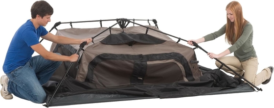 Tienda de campamento Coleman con instalación instantánea, 4/6/8/10 persona Tienda a prueba de intemperie con tecnología WeatherTec, doble espesor