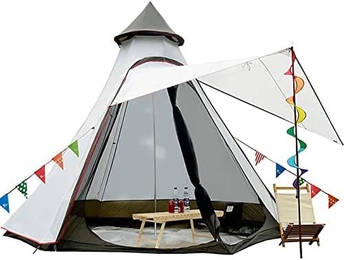 12'x10'x8'Dome Camping Tent 5-6 Persona 4 Temporada Dobles capas impermeables Anti-UV Ventoso Tiendas de campaña familiar al aire libre
