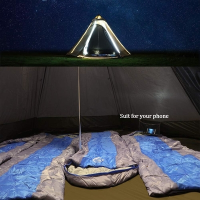 12'x10'x8'Dome Camping Tent 5-6 Persona 4 Temporada Dobles capas impermeables Anti-UV Ventoso Tiendas de campaña familiar al aire libre