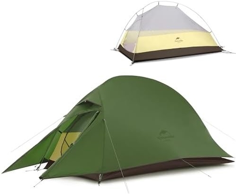 Naturehike Cloud-Up 1 persona tienda de campaña de mochila ligera tienda de campaña para un hombre, impermeable ultraligera de una sola persona tienda de campaña, hacer
