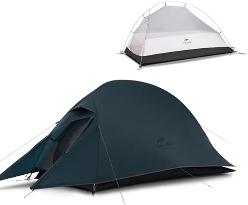 Naturehike Cloud-Up 1 persona tienda de campaña de mochila ligera tienda de campaña para un hombre, impermeable ultraligera de una sola persona tienda de campaña, hacer