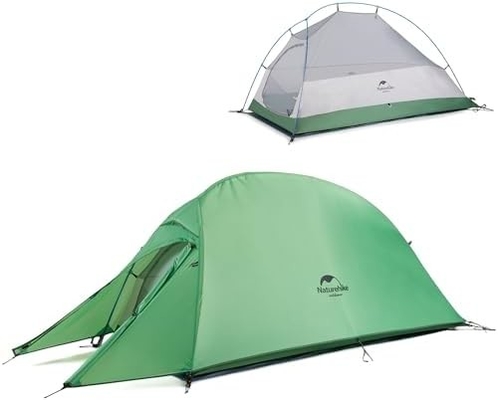 Naturehike Cloud-Up 1 persona tienda de campaña de mochila ligera tienda de campaña para un hombre, impermeable ultraligera de una sola persona tienda de campaña, hacer