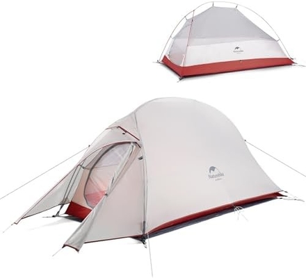 Naturehike Cloud-Up 1 persona tienda de campaña de mochila ligera tienda de campaña para un hombre, impermeable ultraligera de una sola persona tienda de campaña, hacer