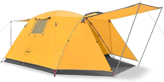 KAZOO 2/4 persona tienda de campamento al aire libre impermeable para la familia grandes tiendas de campaña 2/4 personas fácil de configurar tienda de campaña con porche doble capa